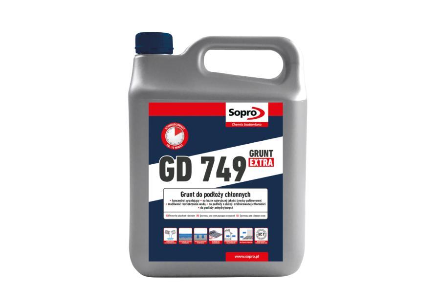 Zdjęcie: Koncentrat gruntujący do podłoży chłonnych GD 749 10 kg SOPRO