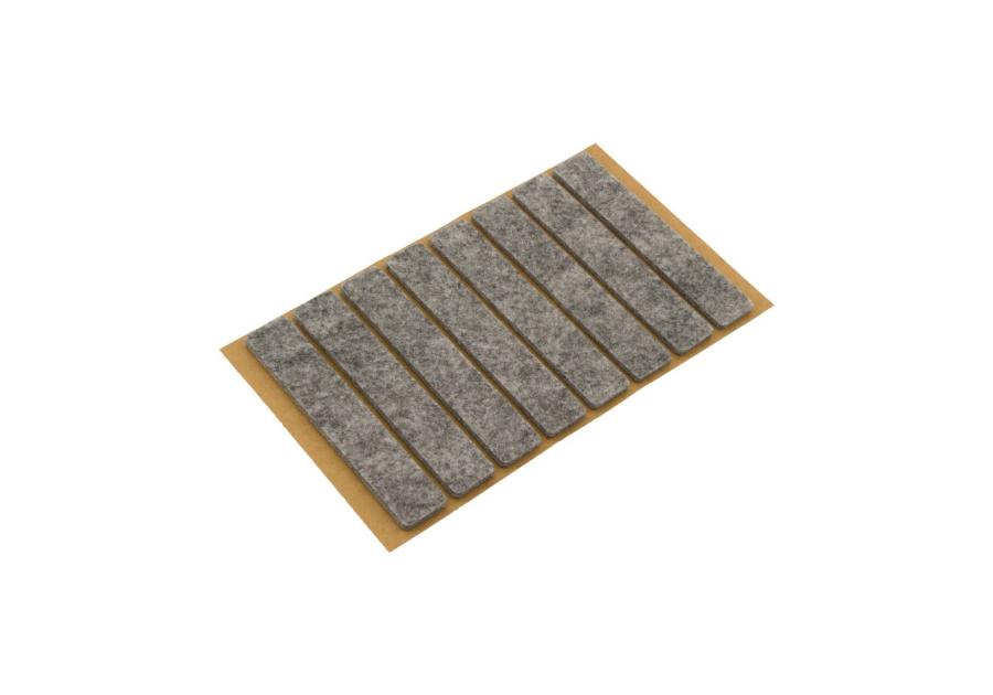 Zdjęcie: Podkładki filcowe samoprzylepne szare 16x92 mm METRO