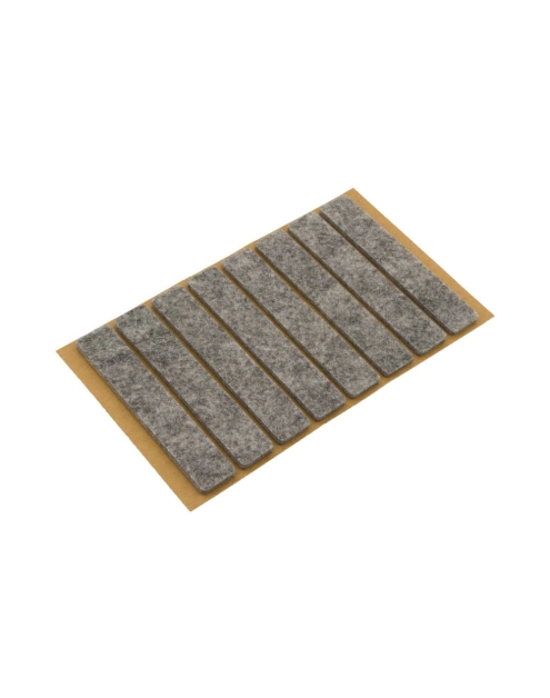 Zdjęcie: Podkładki filcowe samoprzylepne szare 16x92 mm METRO
