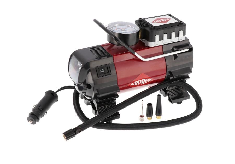 Zdjęcie: Kompresor samochodowy mini 12V 7 bar 0.19 KM/0.14 kW 27 l/min bezolejowy, bezzbiornikowy AIRPRESS