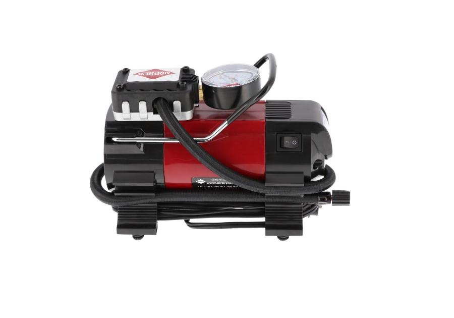 Zdjęcie: Kompresor samochodowy mini 12V 7 bar 0.19 KM/0.14 kW 27 l/min bezolejowy, bezzbiornikowy AIRPRESS