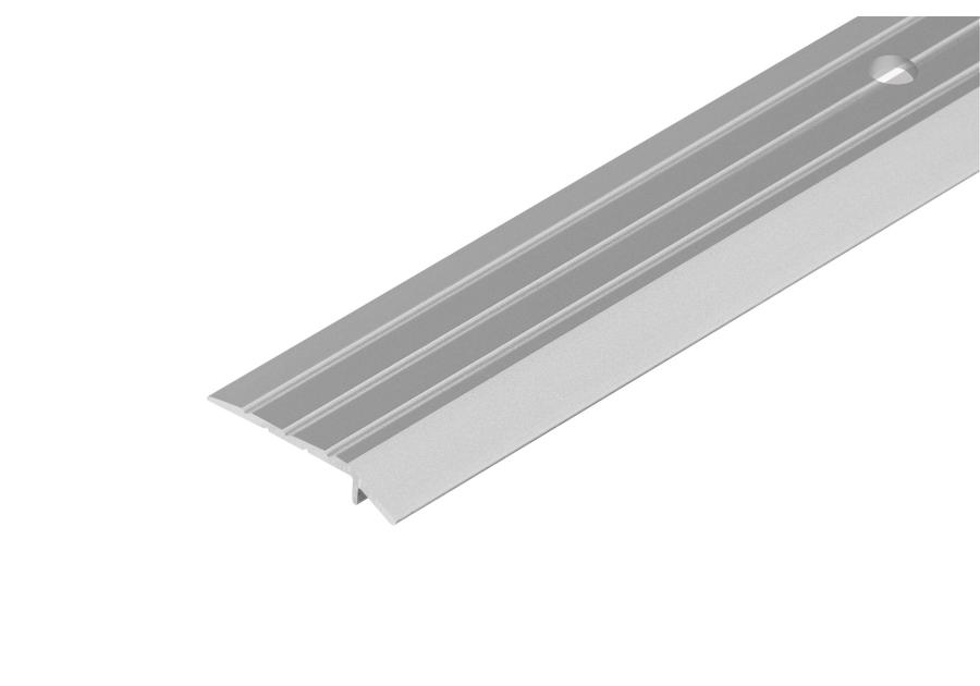 Zdjęcie: Profil progowy ochronny skośny  aluminium 30 mm 1 m srebrny CEZAR