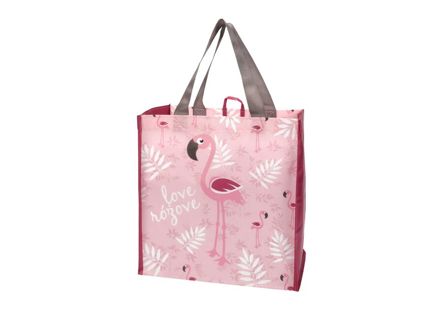 Zdjęcie: Torba na zakupy RPET 32x20x34 cm Flamingo SIMPLE SOLUTIONS