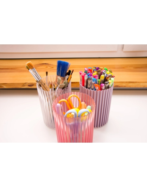 Zdjęcie: Wazon Nemo 150, różowy transparentny LAMELA