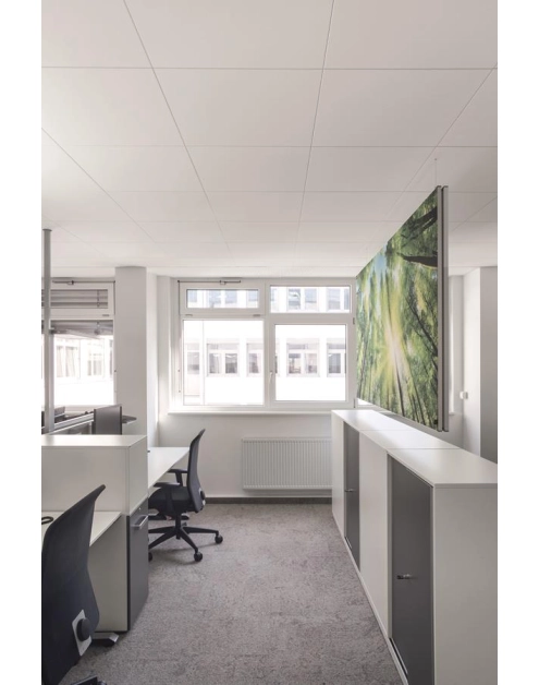 Zdjęcie: Płyta sufitowa do sufitów podwieszanych laminowana Thermatex Acoustic Vector 600x600x19 KCS