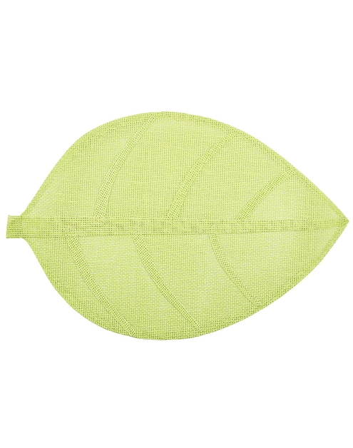 Zdjęcie: Mata naturalna liść 33x48 cm zielona ALTOMDESIGN