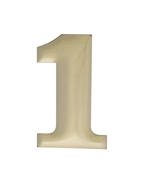 Zdjęcie: Cyfra 1 kolor mosiądz 37 mm METRO