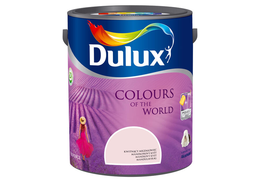 Zdjęcie: Farba do wnętrz Kolory Świata 5 L kwitnący migdałowiec DULUX