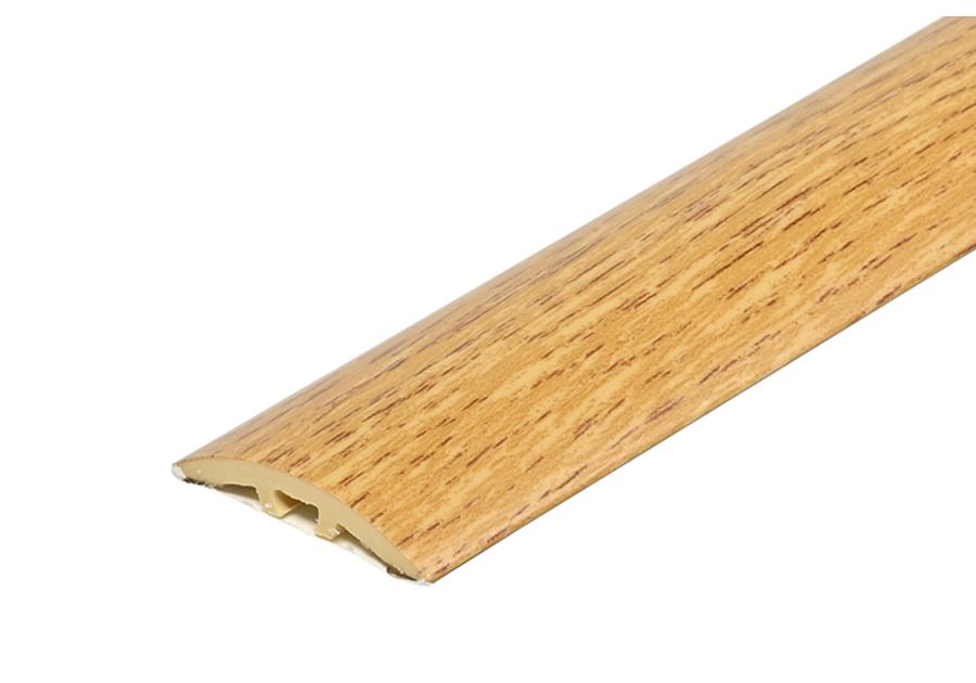 Zdjęcie: Kształtownik PVC wcisk wąski 30 mm 2w1 L= 1,80 m Dąb Złoty okleina mat CEZAR