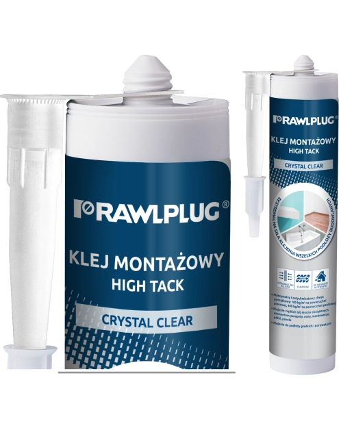 Zdjęcie: Klej uszczelniacz hybrydowy z szybkim chwytem początkowym R-SL-FIX-HIGH bezbarwny 290 ml RAWLPLUG