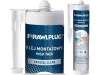 Zdjęcie: Klej uszczelniacz hybrydowy z szybkim chwytem początkowym R-SL-FIX-HIGH bezbarwny 290 ml RAWLPLUG