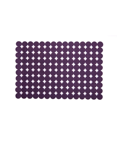Zdjęcie: Mata filcowa Pretty 45x30 cm prostokątna fioletowa kolka AMBITION