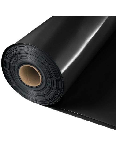 Zdjęcie: Folia budowlana czarna PSB Silver 0,2 mm, 5x20 m WARTER POLYMERS