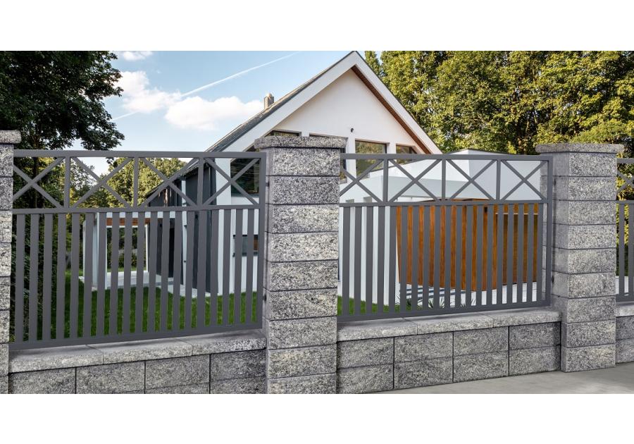 Zdjęcie: Daszek ogrodzenia Gorc Atol CPGAM43 onyx JONIEC