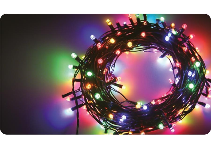 Zdjęcie: Lampki choinkowe 10 m RGB multikolor VOLTENO