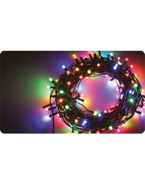 Zdjęcie: Lampki choinkowe 10 m RGB multikolor VOLTENO