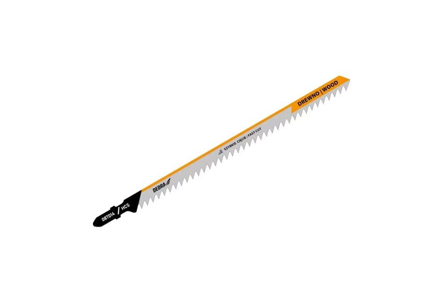 Zdjęcie: Brzeszczot do wyrzynarki do grubego drewna 180/155 mm HCS T 2 szt. DEDRA