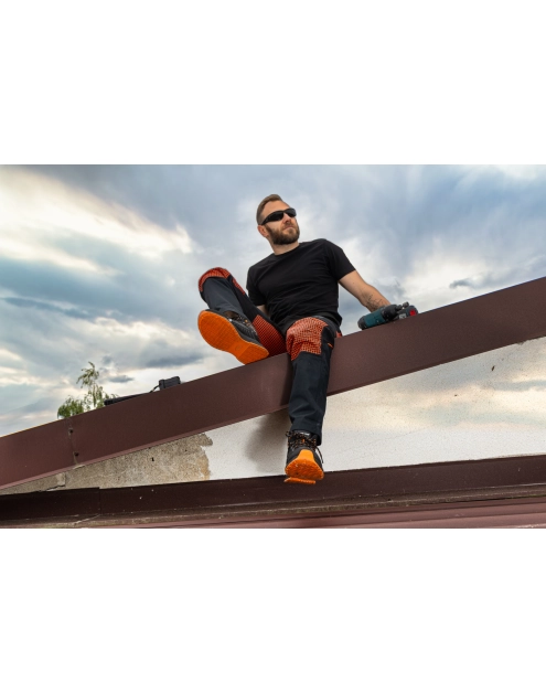 Zdjęcie: Spodnie robocze dekarskie męskie do pasa stretch 240 g/m2 L40549 LAHTI PRO