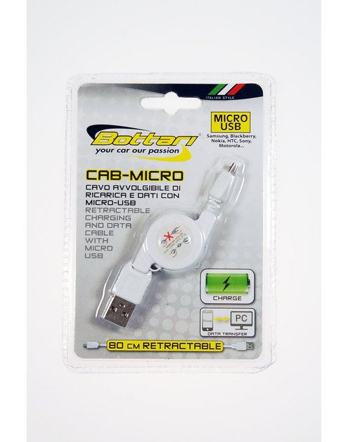 Zdjęcie: Kabel ze złączem Micro USB do ładowania i transmisji BOTTARI