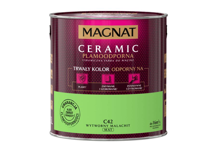 Zdjęcie: Farba ceramiczna 2,5 L wytworny malachit MAGNAT CERAMIC