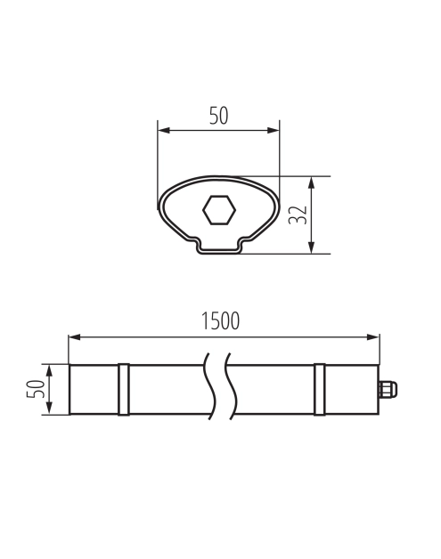 Zdjęcie: Oprawa LED KB Trils 45 W-NW-W KINGBERRY