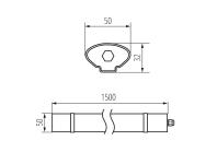 Zdjęcie: Oprawa LED KB Trils 45 W-NW-W KINGBERRY