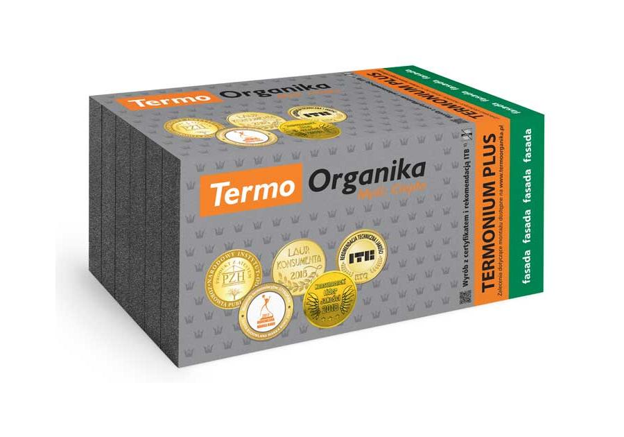 Zdjęcie: Styropian Termonium Plus fasada 10 cm 1000x500x100 mm TERMO ORGANIKA