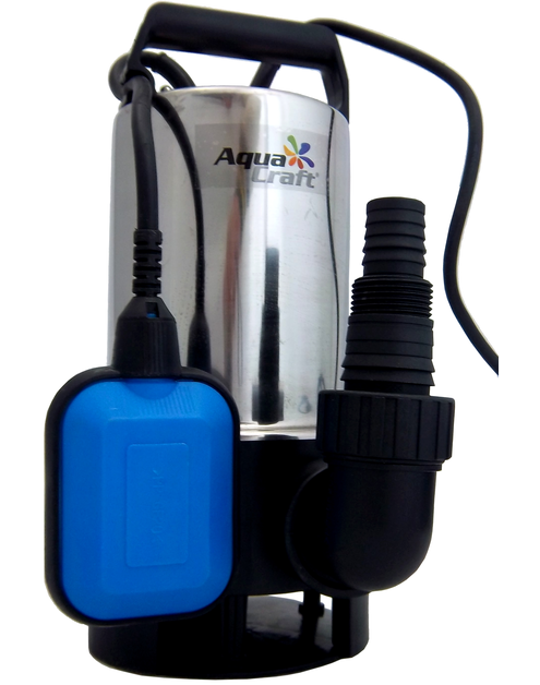 Zdjęcie: Pompa zatapialna do brudnej wody 1100 W plastik/inox AQUACRAFT