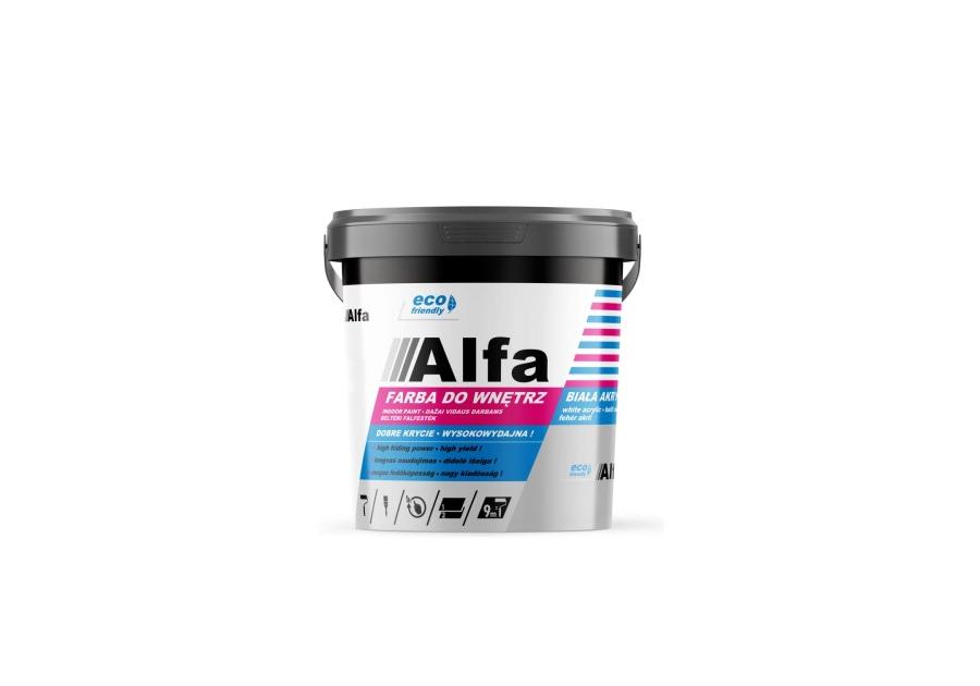 Zdjęcie: Farba akrylowa Alfa 1 L biała UNICELL