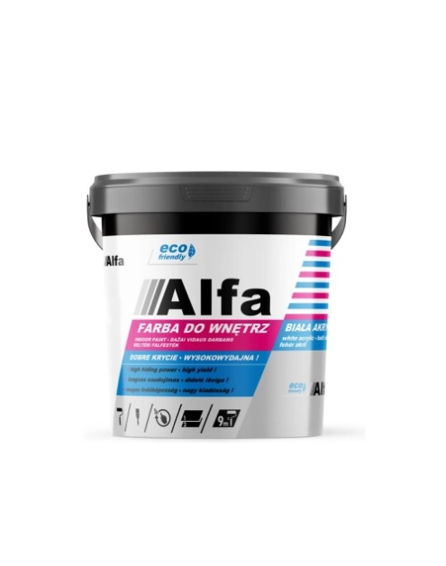 Zdjęcie: Farba akrylowa Alfa 1 L biała UNICELL