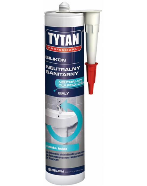 Zdjęcie: Silikon sanitarny bezbarwny 310 ml TYTAN