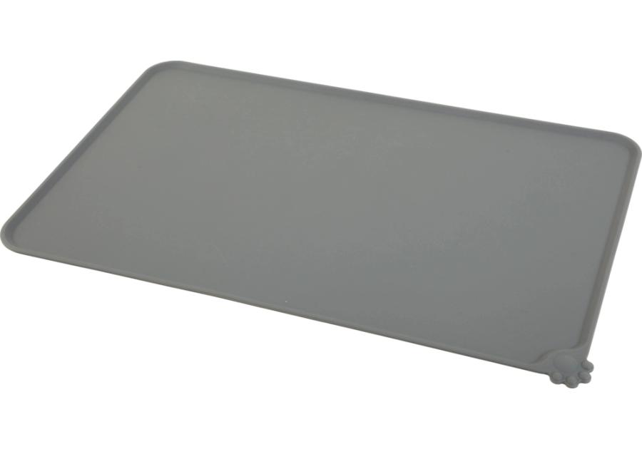 Zdjęcie: Podkładka silikonowa pod miskę L 55x39 cm szara ZOLUX