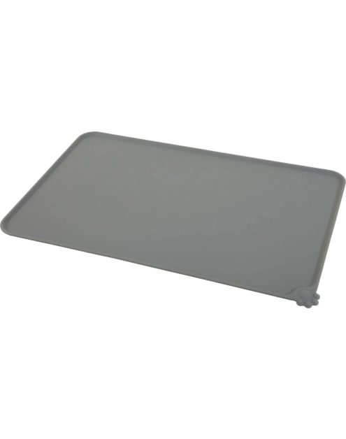 Zdjęcie: Podkładka silikonowa pod miskę L 55x39 cm szara ZOLUX