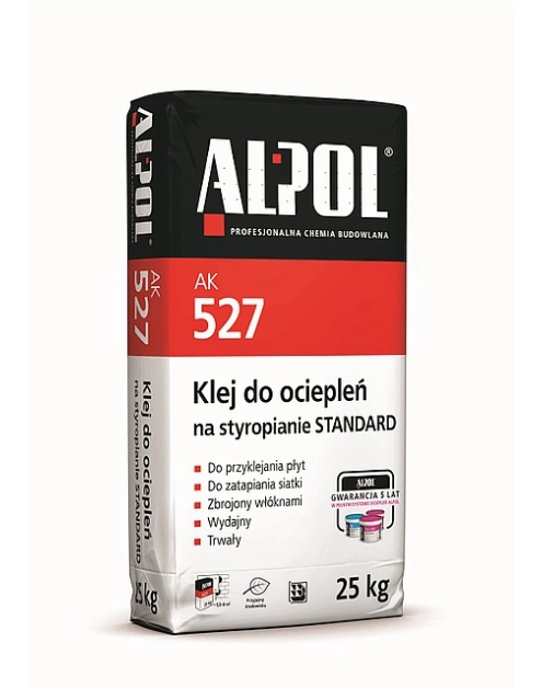 Zdjęcie: Klej do styropianu standard 25 kg AK527 ALPOL