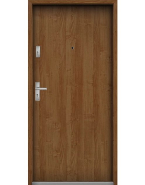 Zdjęcie: Drzwi wejściowe do mieszkań Bastion N-02 Olcha 90 cm prawe ODP KR CENTER