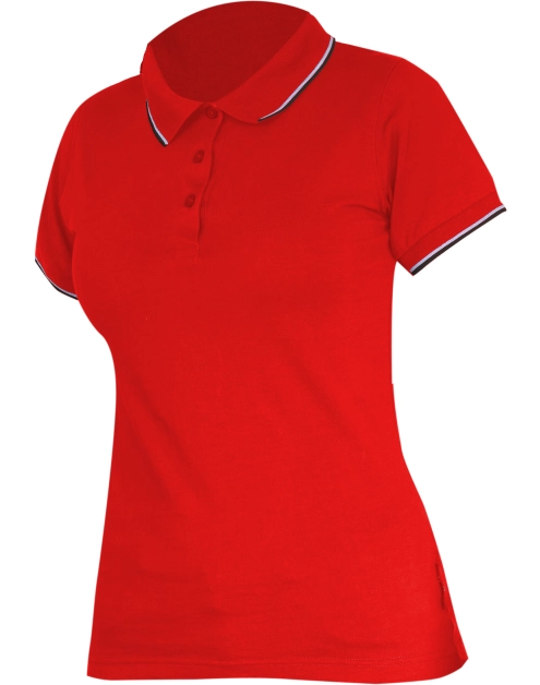 Zdjęcie: Koszulka Polo damska 190g/m2, czerwona, 3XL, CE, LAHTI PRO