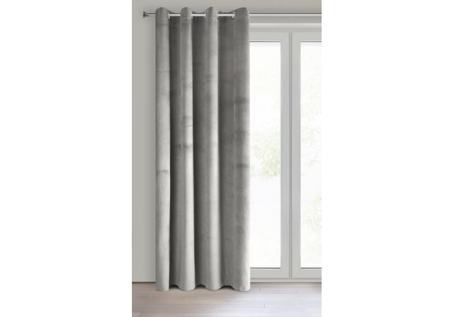 Zdjęcie: Zasłona gotowa Pierre 140x250 cm szary EUROFIRANY