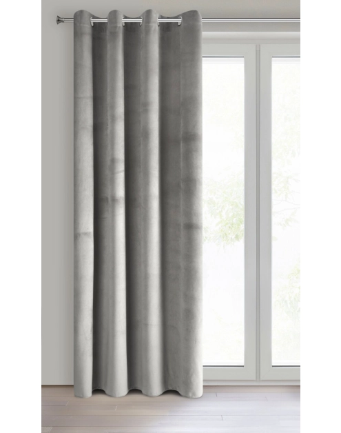 Zdjęcie: Zasłona gotowa Pierre 140x250 cm szary EUROFIRANY