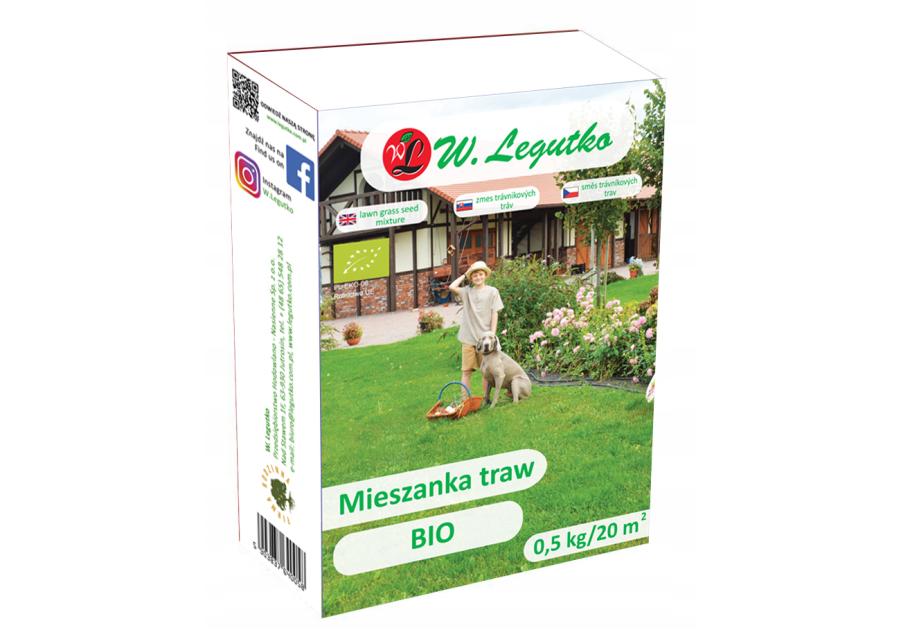 Zdjęcie: Mieszanka traw Bio 0,5 kg W.LEGUTKO