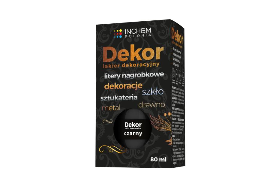 Zdjęcie: Dekor 80 ml czarny INCHEM POLONIA