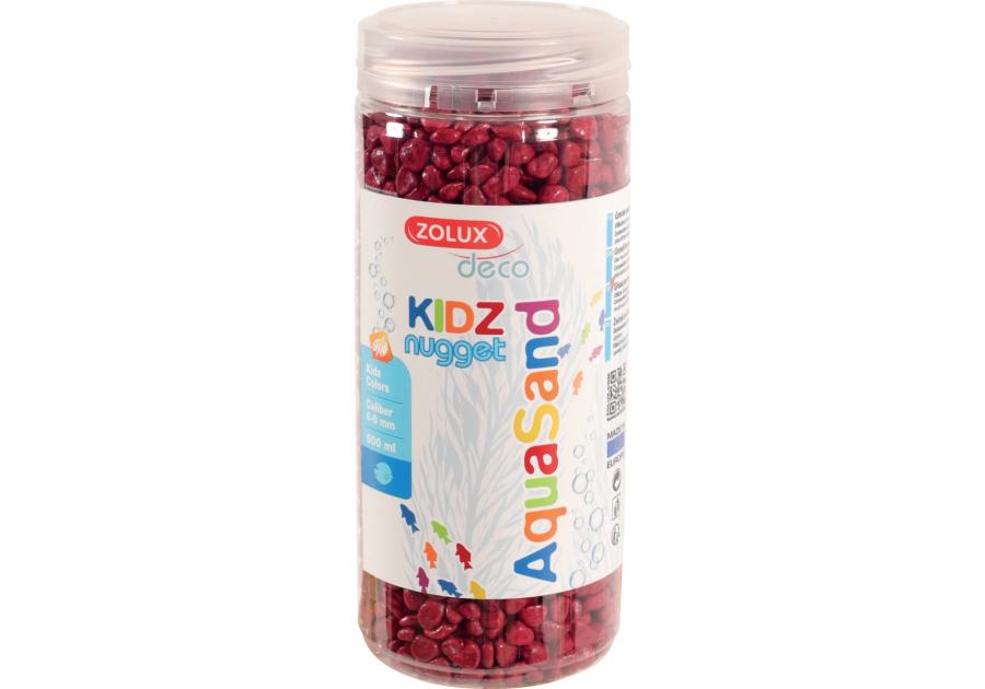 Zdjęcie: Żwirek do akwarium Aquasand Nugget 500 ml czerwony ZOLUX