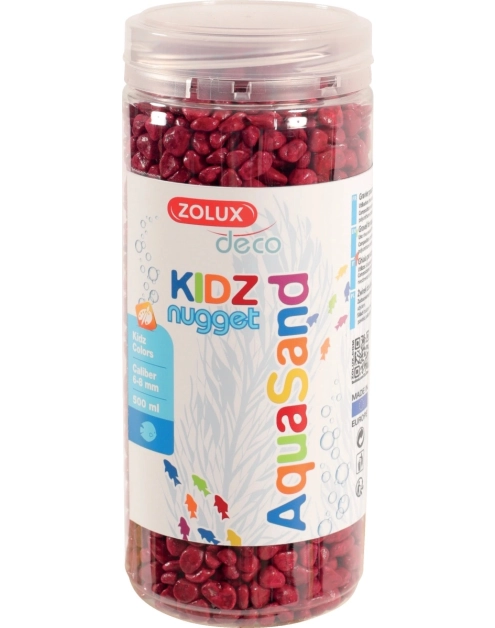 Zdjęcie: Żwirek do akwarium Aquasand Nugget 500 ml czerwony ZOLUX