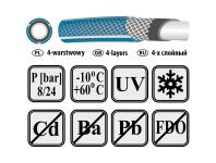 Zdjęcie: Wąż ogrodowy 1/2" 20 mb FLORALAND