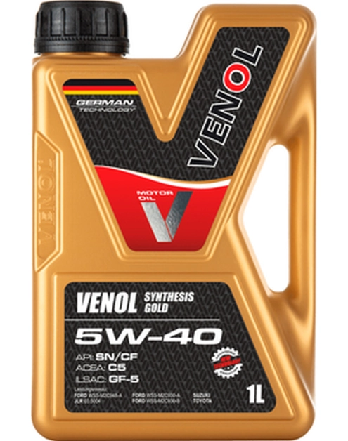 Zdjęcie: Olej silnikowy Synthesis Gold SN CF 5W40 1 L VENOL