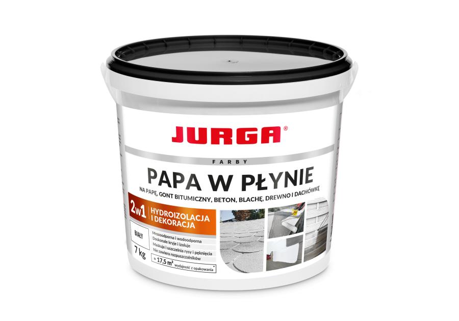 Zdjęcie: Papa w płynie, biały 7 kg JURGA
