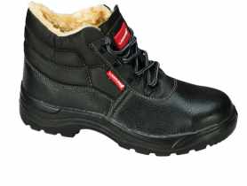 Trzewiki ocieplane skórzane czarne 43 LAHTI PRO