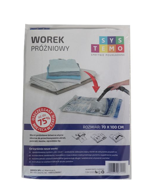 Zdjęcie: Worek próżniowy 70x100 cm SYSTEMO