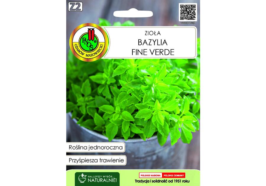 Zdjęcie: Bazylia Fine Verde 0,5 g PNOS