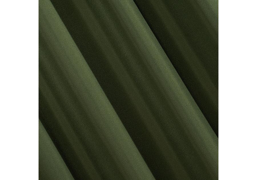Zdjęcie: Zasłona Mirona 140x250 cm ciemnozielona na przelotkach EUROFIRANY