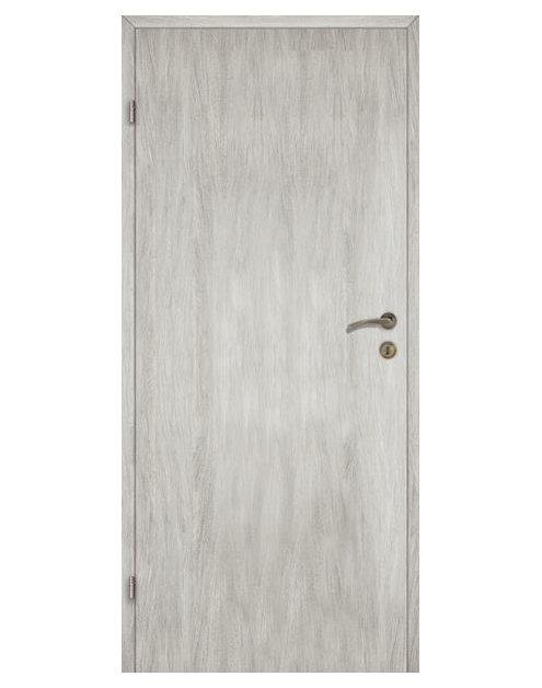 Zdjęcie: Drzwi wewnętrzne pełne 80 cm lewe dąb srebrny lakierowany VOSTER